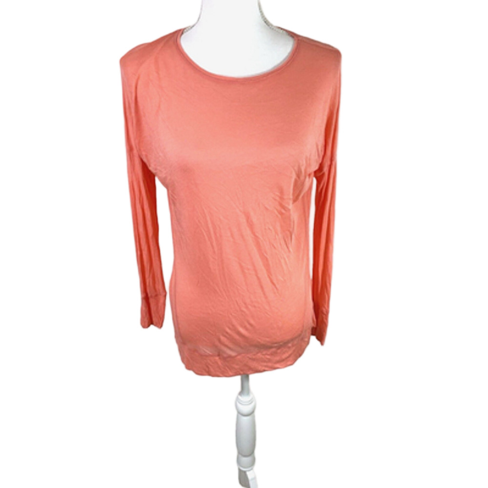 Sweaty Betty Orange Long Sleeve Lightweight Top Sz XS